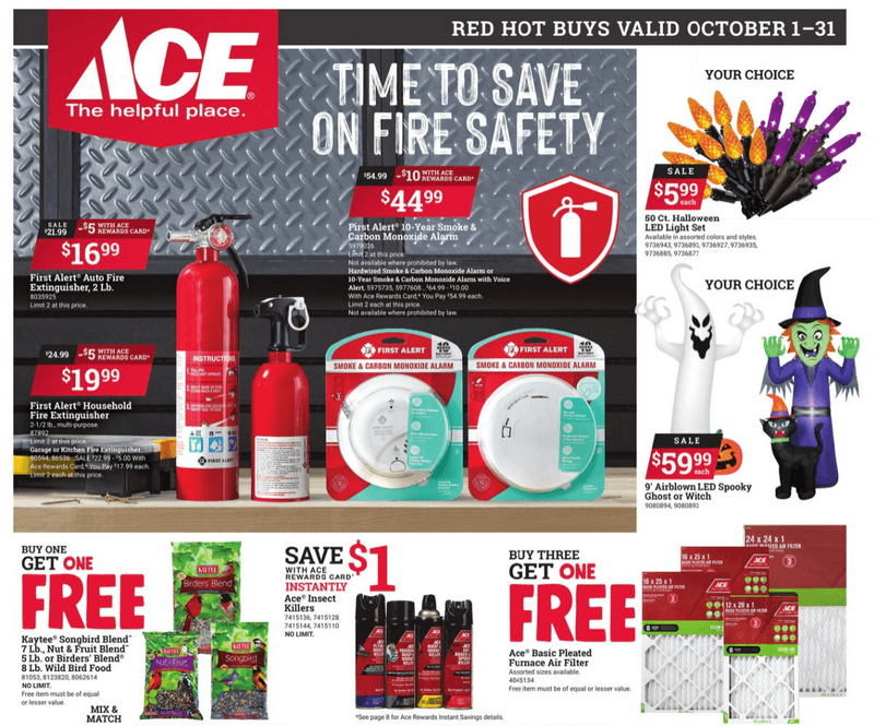 ACE Hardware Red Hot Buy Sale Oct 01 Oct 31, 2022