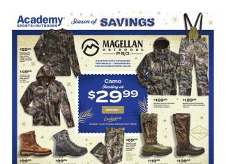Academy Sports + Outdoors Outdoor Ad Oct 31 – Nov 19, 2022