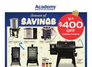 Academy Sports + Outdoors Hosting Ad Oct 31 – Nov 19, 2022