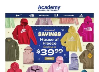 Academy Sports + Outdoors Active Ad Oct 31 – Nov 19, 2022