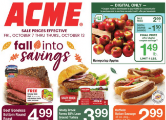 ACME Weekly Ad Oct 07 – Oct 13, 2022