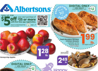 Albertsons Weekly Ad Oct 26 – Nov 01, 2022 (Halloween Promotion Included)