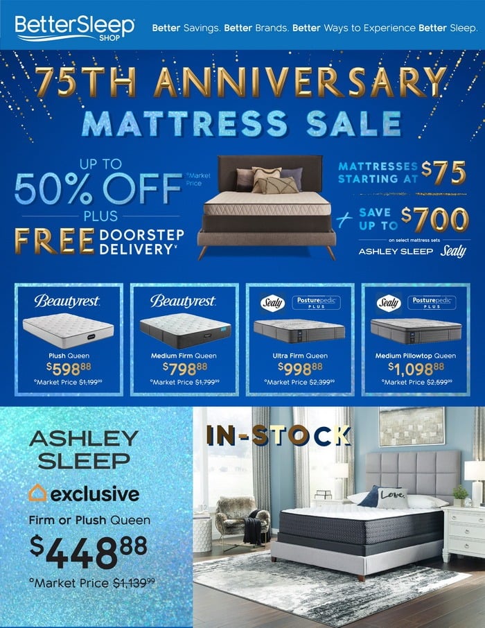 Ashley Furniture HomeStore 75th Anniversary Sale Oct 05 Oct 24, 2022