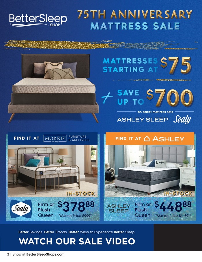 Ashley Furniture HomeStore 75th Anniversary Sale Oct 05 Oct 24, 2022