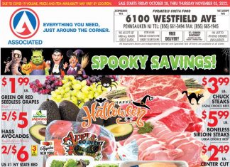 Associated Supermarkets Weekly Ad Oct 28 – Nov 03, 2022