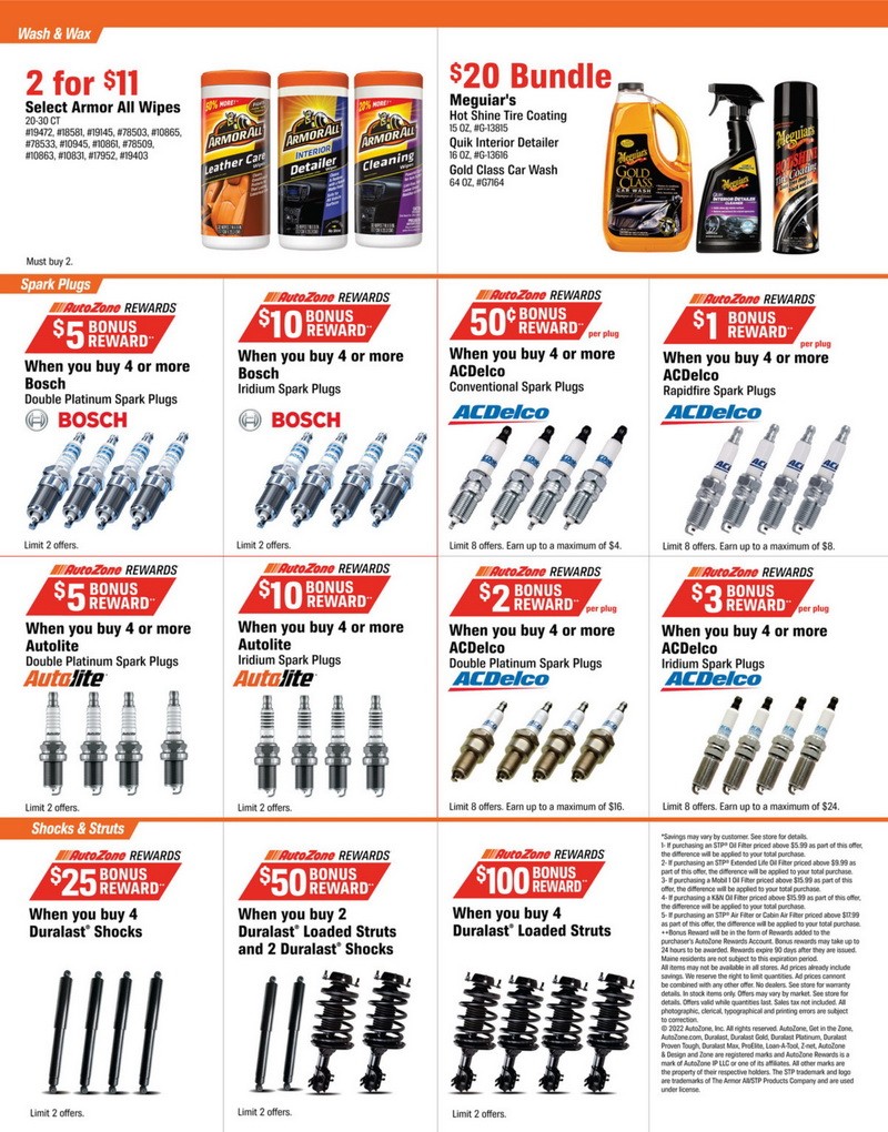 AutoZone Monthly Ad Oct 18 Nov 14, 2022