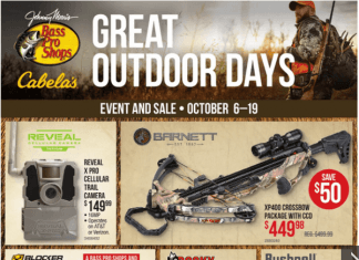 Bass Pro Shops Outdoor Sale Oct 06 – Oct 19, 2022