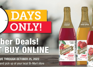 Bi-Mart Three-Day Cyber Deals Ad Oct 23 – Oct 25, 2022