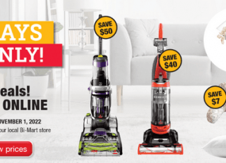 Bi-Mart Three-Day Cyber Deals Ad Oct 30 – Nov 01, 2022