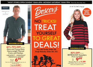 Boscov’s You Buy Better Ad Oct 20 – Oct 26, 2022 (Halloween Promotion Included)