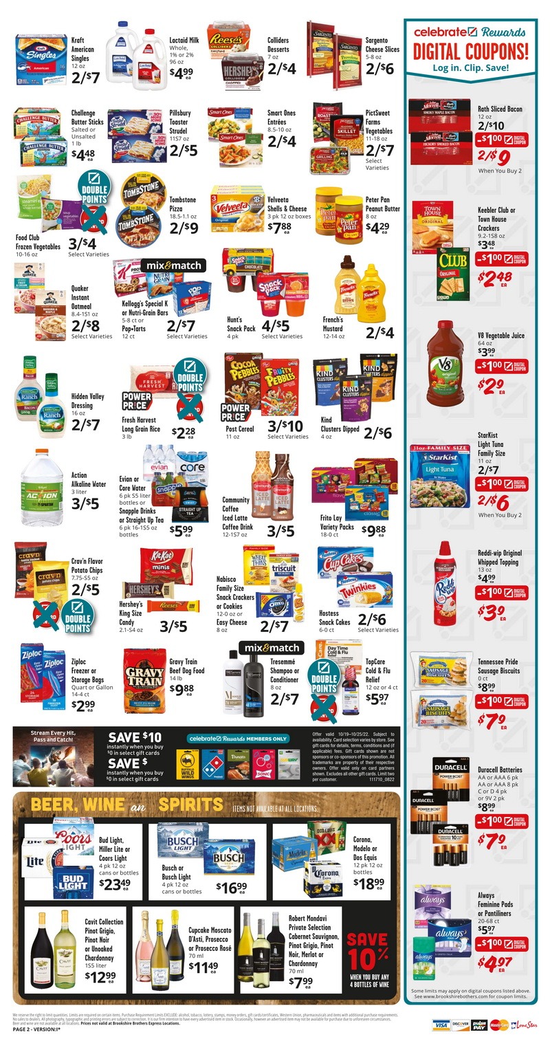 Brookshire Brothers Weekly Ad Oct 19 Oct 25, 2022