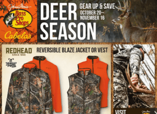 Cabela’s Deer Season Ad Oct 20 – Nov 16, 2022