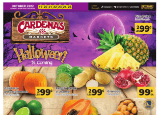 Cardenas Weekly Ad Oct 19 – Oct 25, 2022 (Halloween Promotion Included)