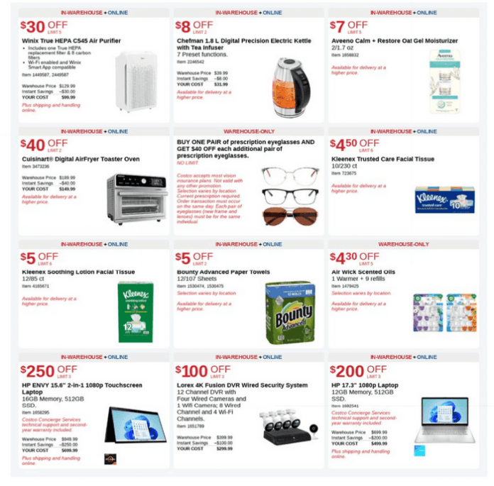 Costco Monthly Ad Oct 01 Oct 31, 2022