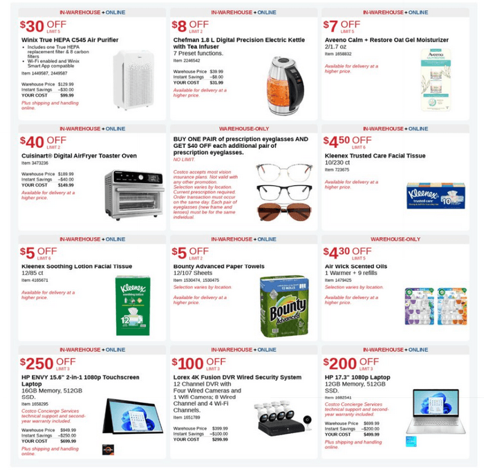 Costco Monthly Ad Oct 01 Oct 31, 2022