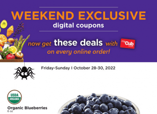 Cub Foods Weekend Exclusive Sale Oct 28 – Oct 30, 2022