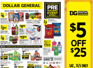 Dollar General Weekly Ad Oct 30 – Nov 05, 2022