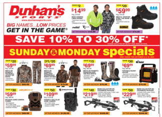 Dunham’s Sports Weekly Ad Oct 08 – Oct 13, 2022
