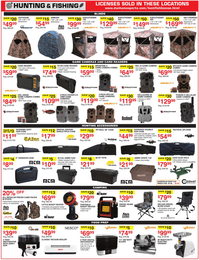 Dunham's Sports Weekly Ad Oct 22 Oct 27, 2022