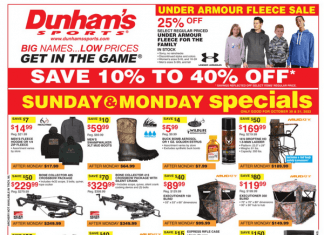 Dunham’s Sports Weekly Ad Oct 29 – Nov 03, 2022