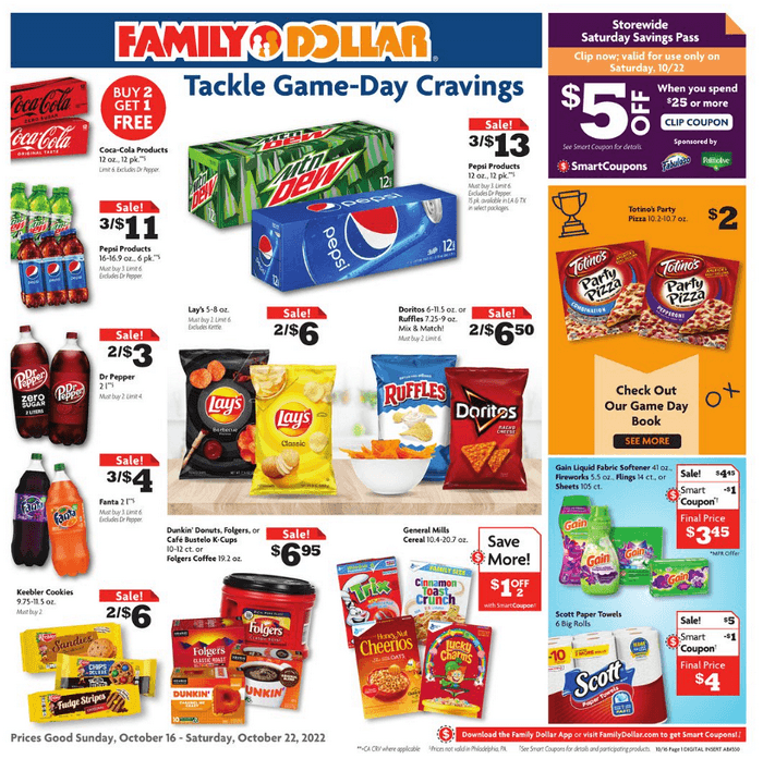 Family Dollar Weekly Ad Oct 16 Oct 22, 2022 (Halloween Promotion