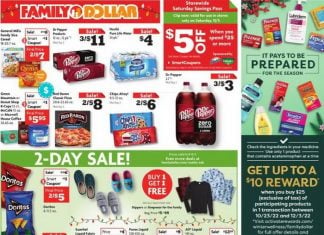 Family Dollar Weekly Ad Oct 30 – Nov 05, 2022