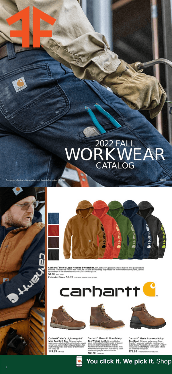 Fleet Farm Fall Workwear Catalog Oct 12 Dec 17, 2022