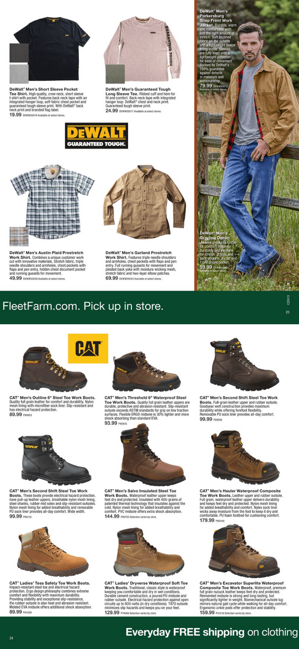 Fleet Farm Fall Workwear Catalog Oct 12 Dec 17, 2022