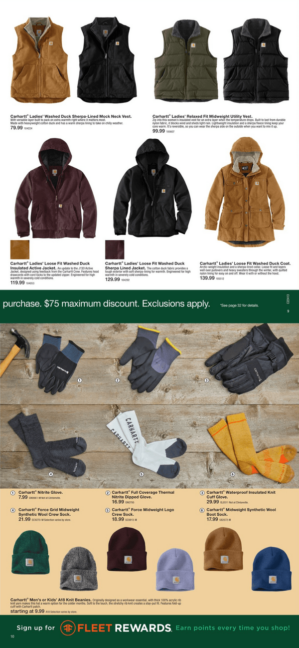 Fleet Farm Fall Workwear Catalog Oct 12 Dec 17, 2022