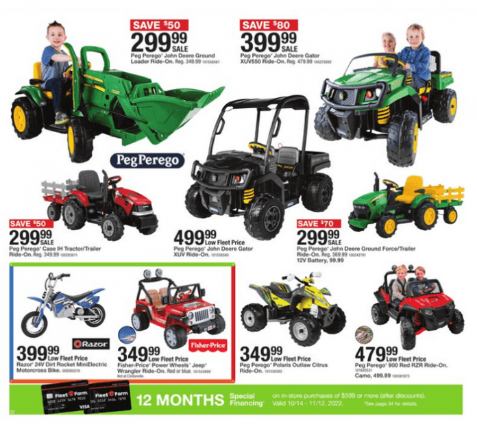 Fleet Farm Monthly Toyland Ad Oct 15 Nov 12, 2022