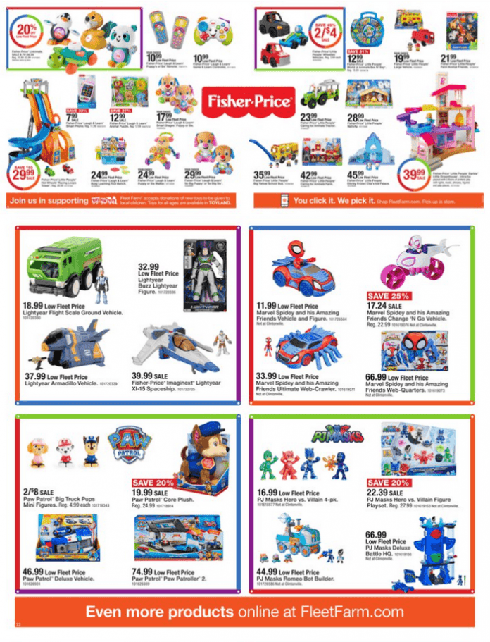 Fleet Farm Monthly Toyland Ad Oct 15 Nov 12, 2022