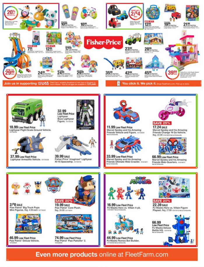 Fleet Farm Monthly Toyland Ad Oct 15 Nov 12, 2022
