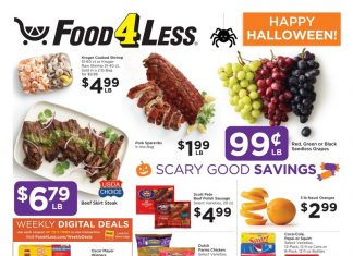 Food 4 Less Weekly Ad Oct 26 – Nov 01, 2022 (Halloween Promotion Included)