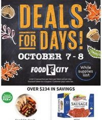 Food City Weekly Ad Oct 12 – Oct 18, 2022