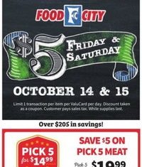 Food City Weekly Ad Oct 19 – Oct 25, 2022