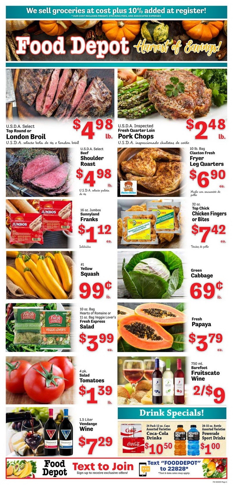 Food depot weekly ad oct 10 oct 16 2022