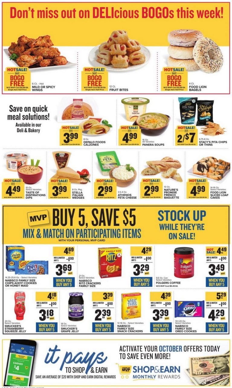Food Lion Weekly Ad Oct 05 Oct 11, 2022
