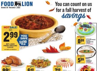 Food Lion Weekly Ad Oct 26 – Nov 01, 2022 (Halloween Promotion Included)