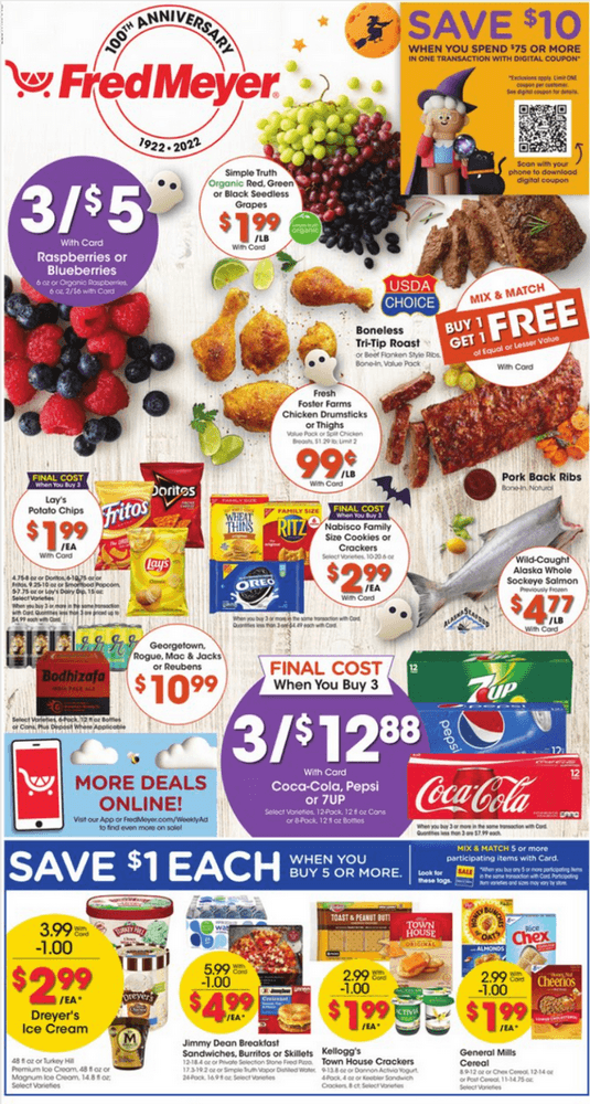 Fred Meyer Weekly Ad Oct 26 Nov 01, 2022 (Halloween Promotion Included)