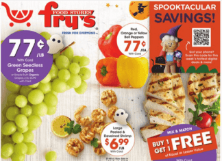 Fry’s Food Weekly Ad Oct 26 – Nov 01, 2022 (Halloween Promotion Included)