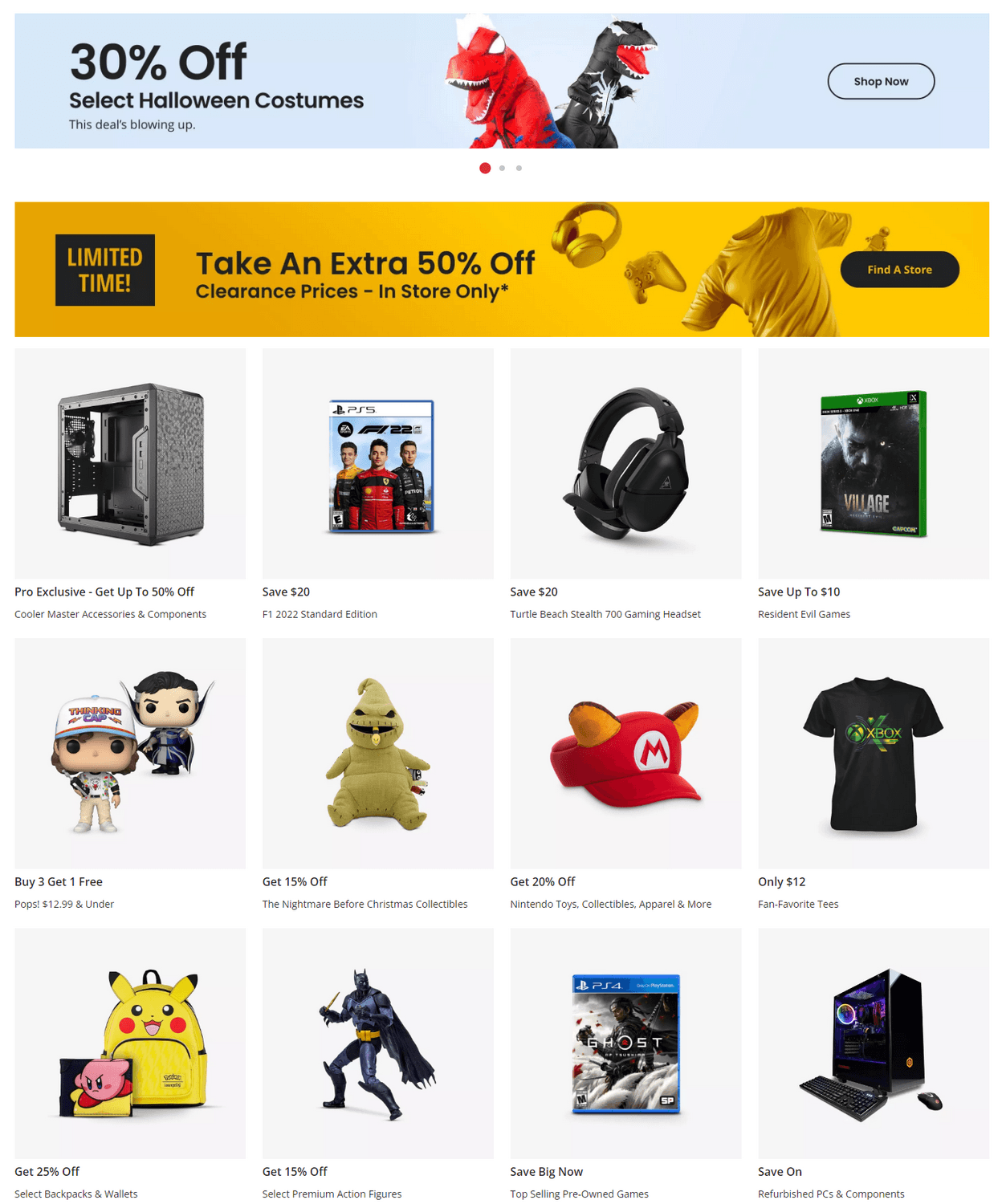 GameStop Weekly Ad Oct 16 Oct 22, 2022 (Halloween Promotion Included)