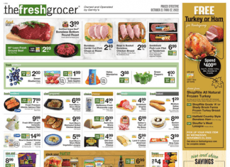 Gerrity’s Supermarkets Weekly Ad Oct 21 – Oct 27, 2022
