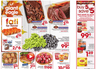 Giant Eagle Weekly Ad Oct 13 – Oct 19, 2022