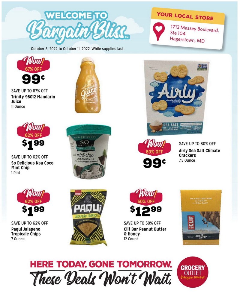 Grocery Outlet Weekly Ad Oct 05 Oct 11, 2022