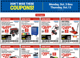 Harbor Freight Coupon Ad Oct 03 – Oct 13, 2022