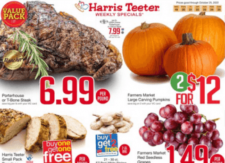 Harris Teeter Weekly Ad Oct 19 – Oct 25, 2022 (Halloween Promotion Included)