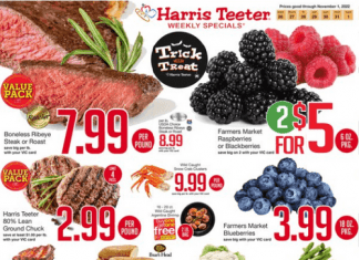 Harris Teeter Weekly Ad Oct 26 – Nov 01, 2022 (Halloween Promotion Included)