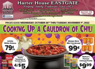 Harter House Weekly Ad Oct 26 – Nov 01, 2022 (Halloween Promotion Included)