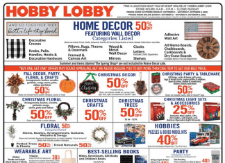 Hobby Lobby Weekly Ad Oct 02 – Oct 08, 2022