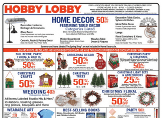 Hobby Lobby Weekly Ad Oct 09 – Oct 15, 2022